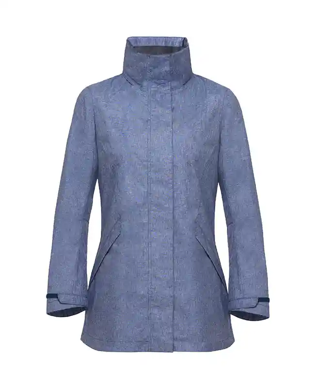 Chaqueta exterior funcional impermeable para mujer.